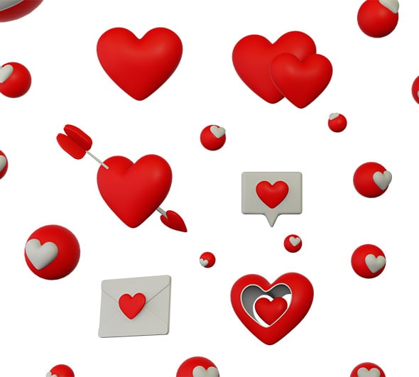 Cartoon Heart Pack - 3DOcean Item for Sale