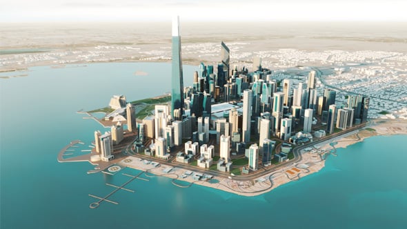 Doha City Qatar - 3DOcean Item for Sale