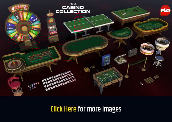 Poly Casino Pack Collection - 3DOcean Item for Sale
