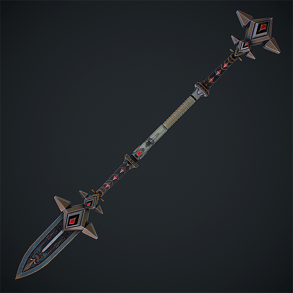 Combat staff 1 - 3DOcean Item for Sale