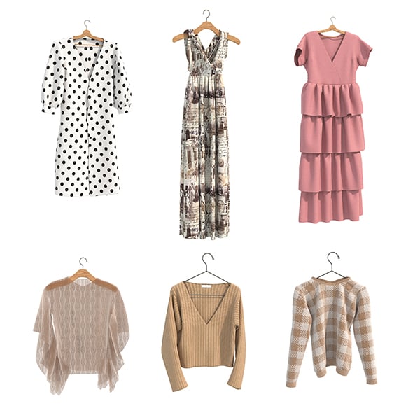 Women Clothing Collection 16 - 3DOcean Item for Sale