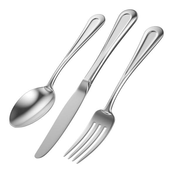 Table Dinner Knife Fork Spoon Classic Cutlery COLLECTION - 3DOcean Item for Sale
