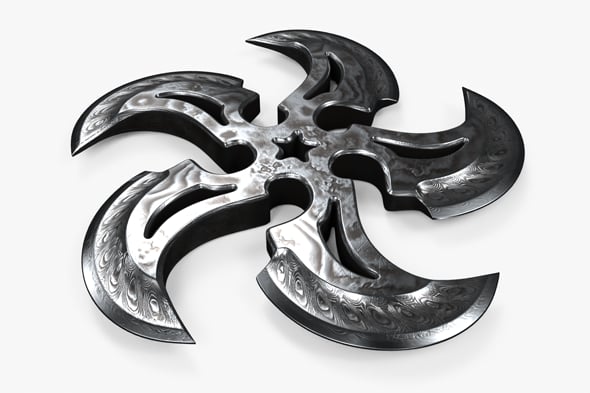 Throwing Star V m I - 3DOcean Item for Sale