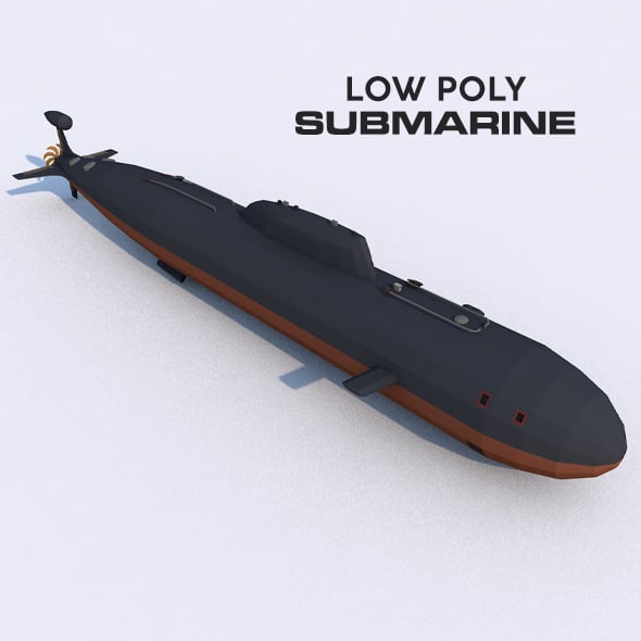 Submarine 3D Model - 3DOcean Item for Sale