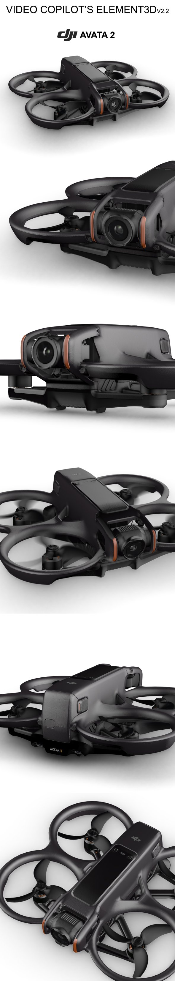 Element3D - DJI Avata 2 - 3DOcean Item for Sale