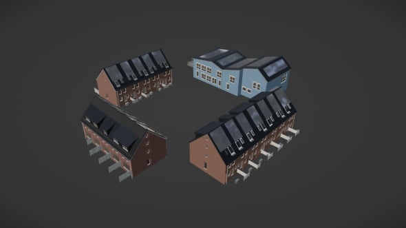 Buildings Package - 3DOcean Item for Sale