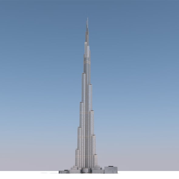 Burj Khalifa Dubai - 3DOcean Item for Sale