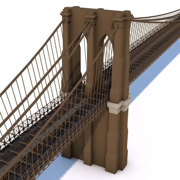 Brooklyn Bridge - 3DOcean Item for Sale