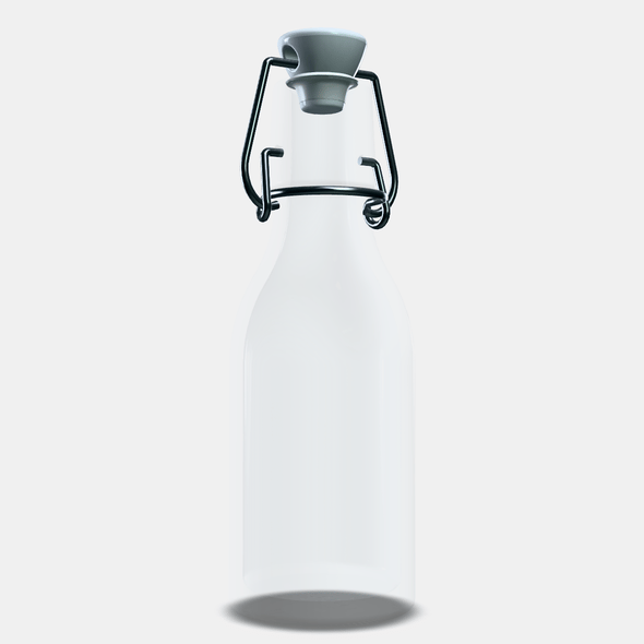 KORKEN Bottle with stopper - 3DOcean Item for Sale