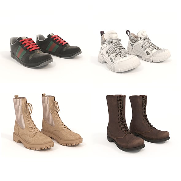 Shoes Collection 24 - 3DOcean Item for Sale