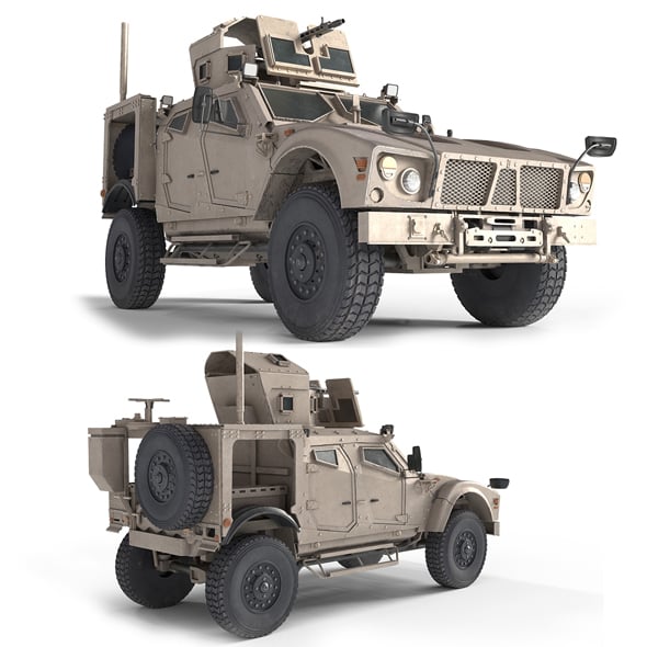 Oshkosh M ATV Ambush Protected Vehicle - 3DOcean Item for Sale