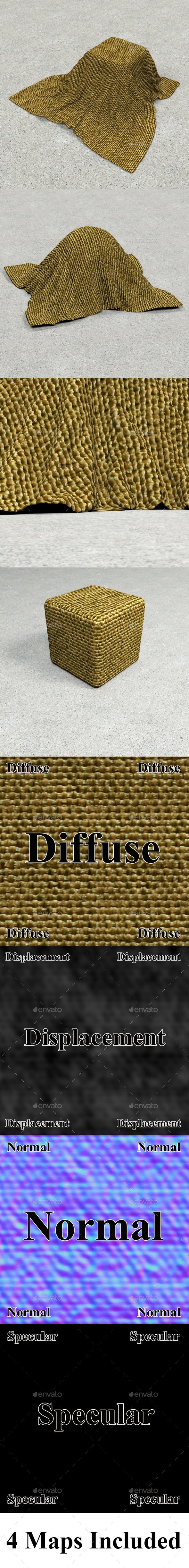 Wicker Fabric Texture - 3DOcean Item for Sale