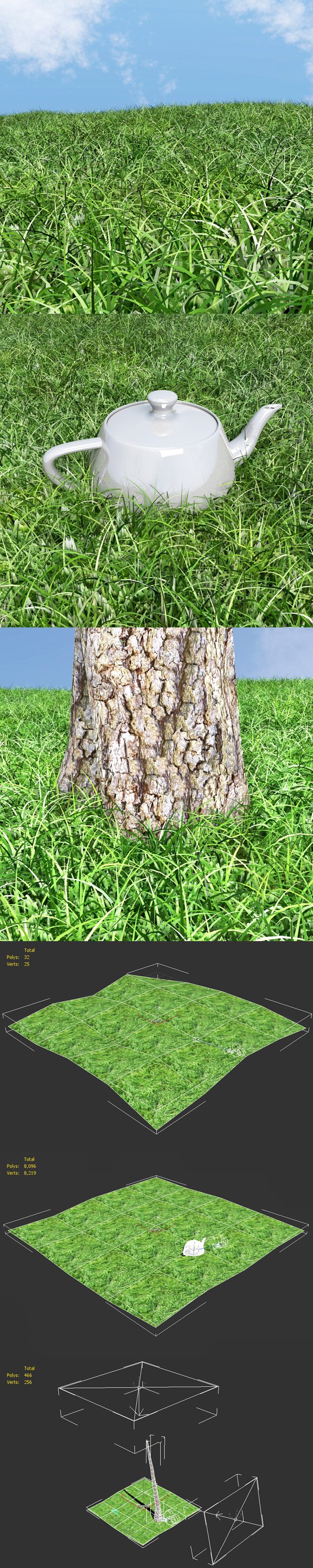 Grassland VRay Render Setup - 3DOcean Item for Sale