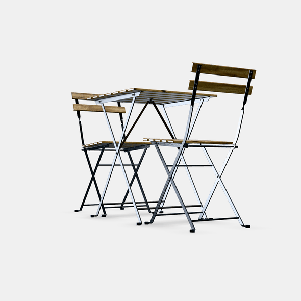 TARNO table2 chairs-outside - 3DOcean Item for Sale