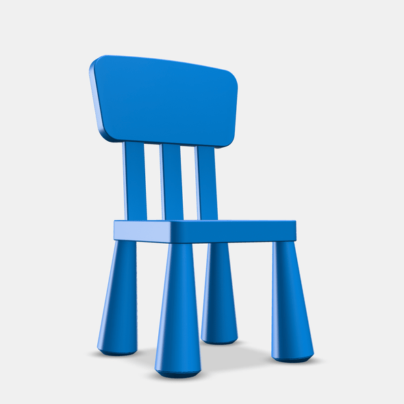 MAMMUT high chair 3 - 3DOcean Item for Sale