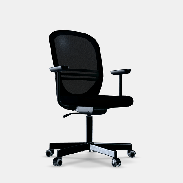 FLINTAN swivel chair with armrests - 3DOcean Item for Sale