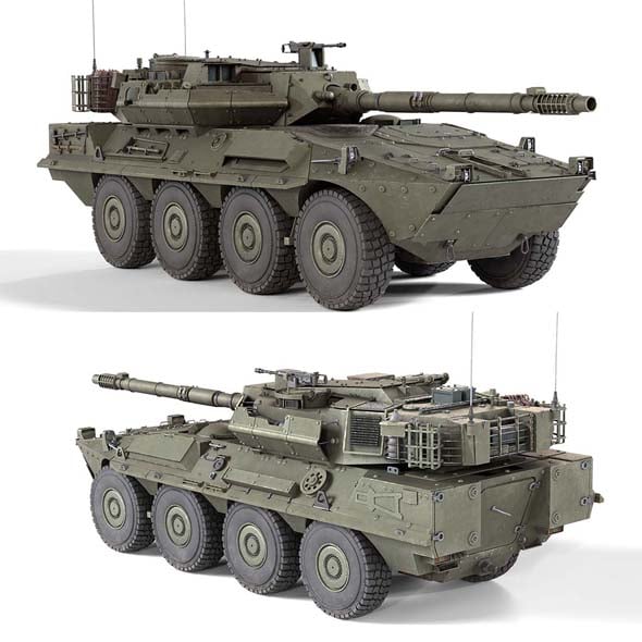 B1 Centauro tank - 3DOcean Item for Sale