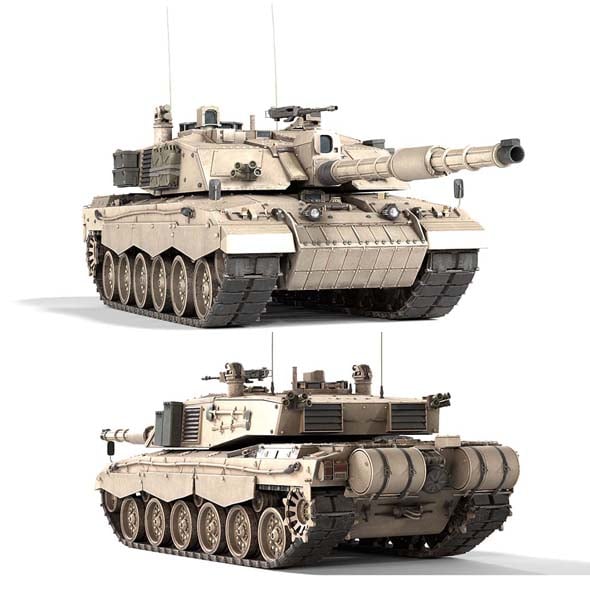 FV4034 Challenger 2 UK - 3DOcean Item for Sale