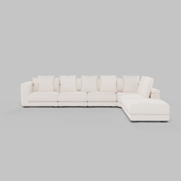 Couch L shape Large - 3DOcean Item for Sale
