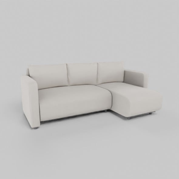 Couch L shape small - 3DOcean Item for Sale