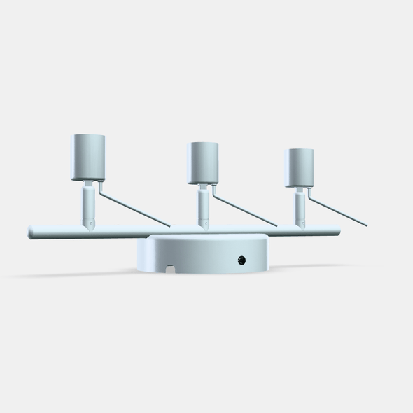 TROSS ceiling track 3 spots - 3DOcean Item for Sale