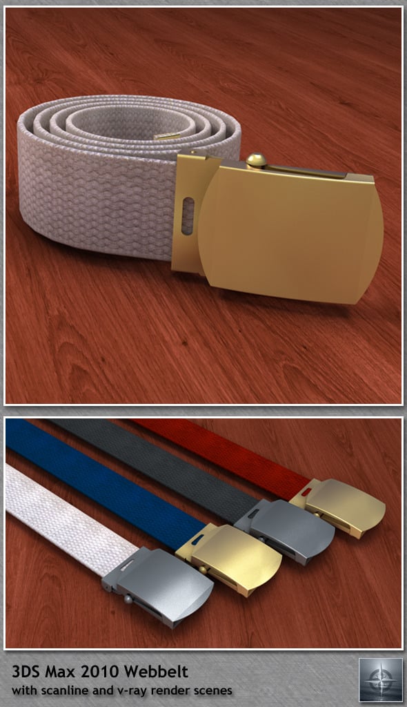 Webbelt - 3DOcean Item for Sale