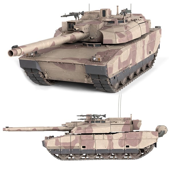 AMX-56 Leclerc tank - 3DOcean Item for Sale