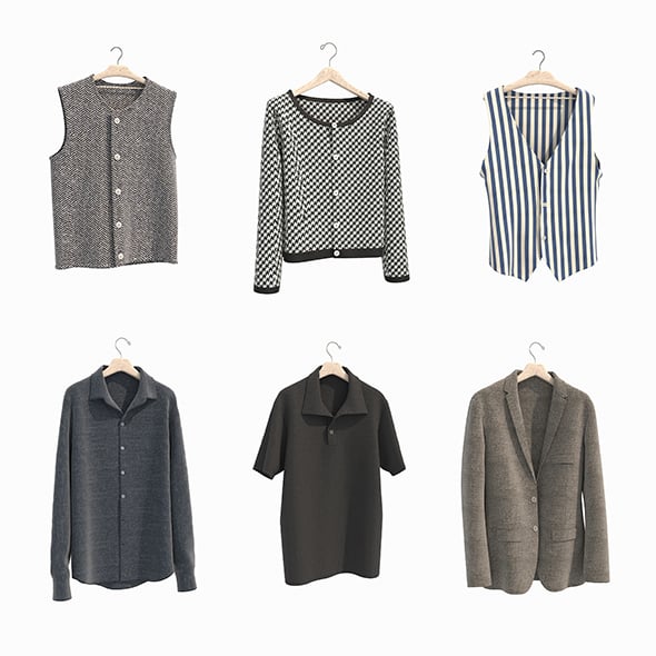 Clothing on Hanger 11 - 3DOcean Item for Sale