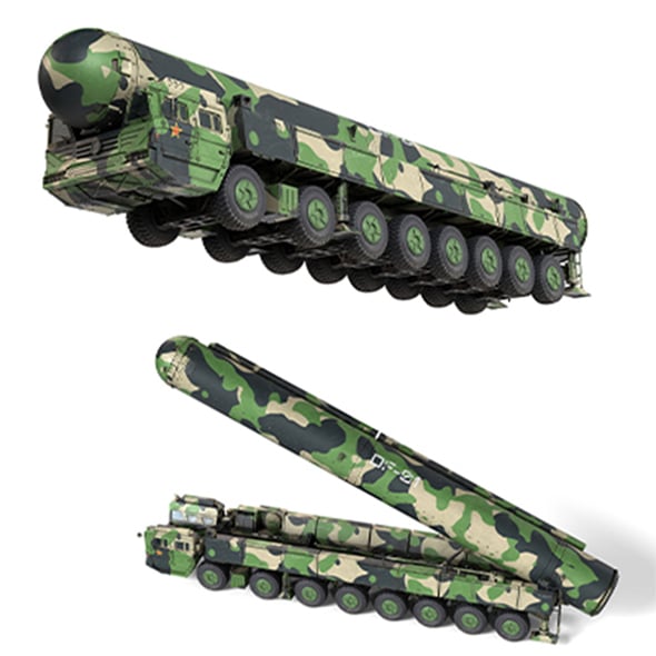Dongfeng 41 ICBM Ballistic Missile - 3DOcean Item for Sale