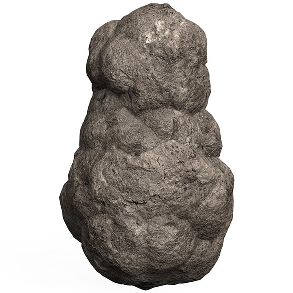 Game Ready Mud Rock 01 - 3DOcean Item for Sale