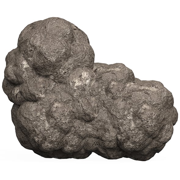 Game Ready Mud Rock 07 - 3DOcean Item for Sale