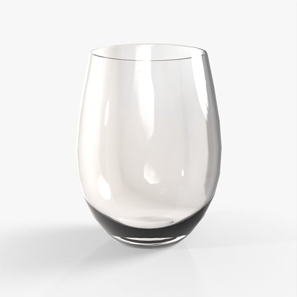 Wine Tumbler Glass - 3DOcean Item for Sale
