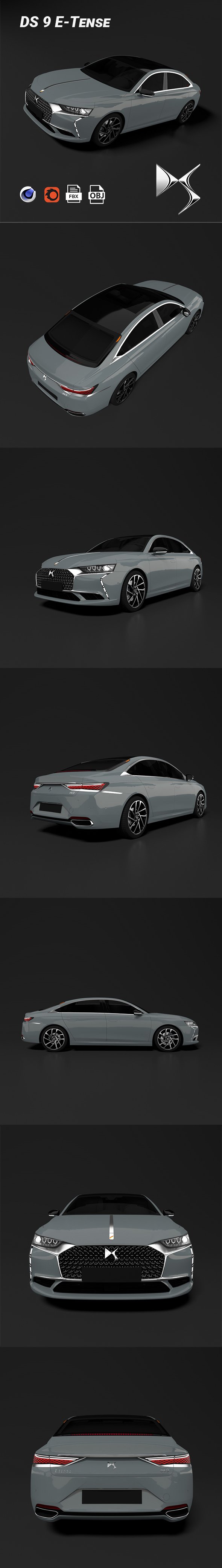 DS 9 E-Tense DS9 - 3DOcean Item for Sale