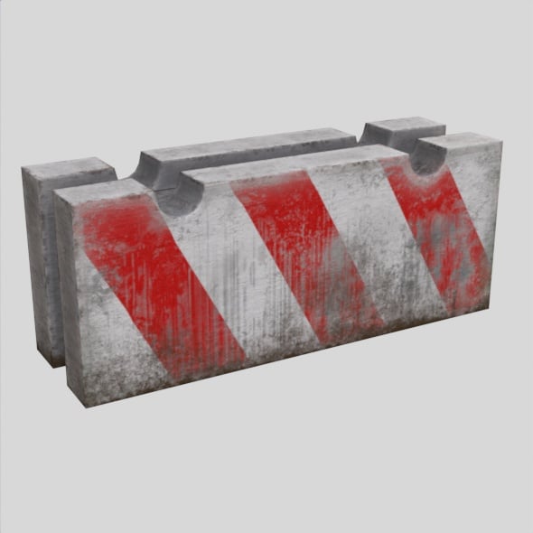 Concrete block - 3DOcean Item for Sale