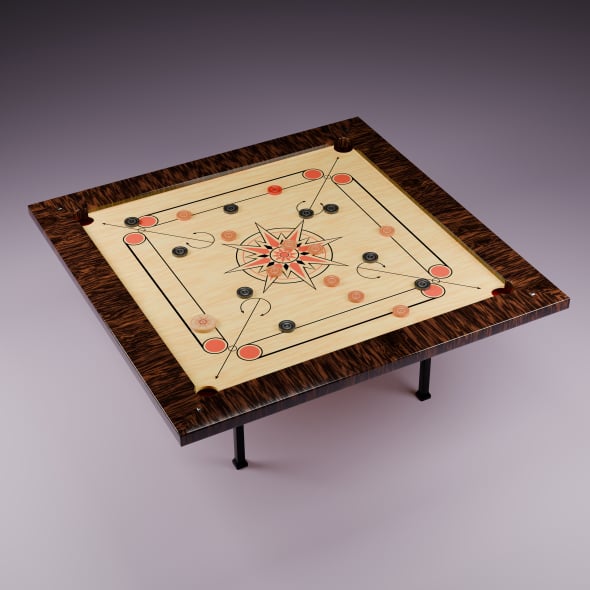 Carrom Board - 3DOcean Item for Sale