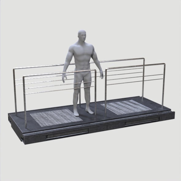 LowPoly Platform bridge MODEL Element1 - 3DOcean Item for Sale