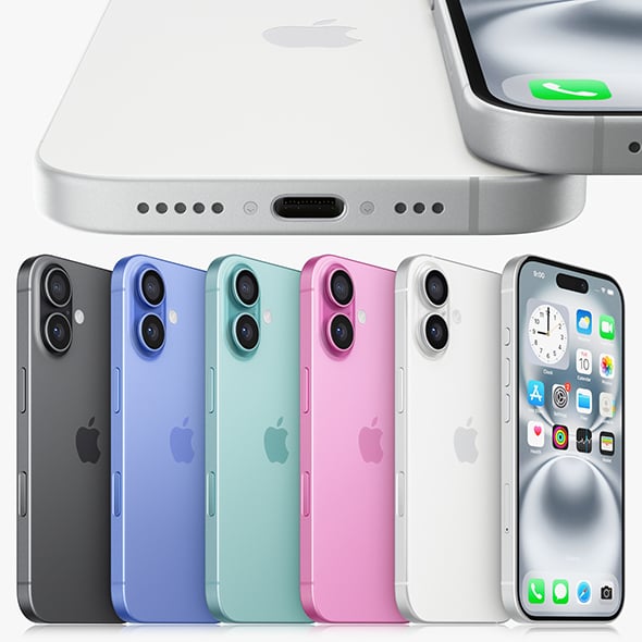 Apple iPhone 16 All colors - 3DOcean Item for Sale