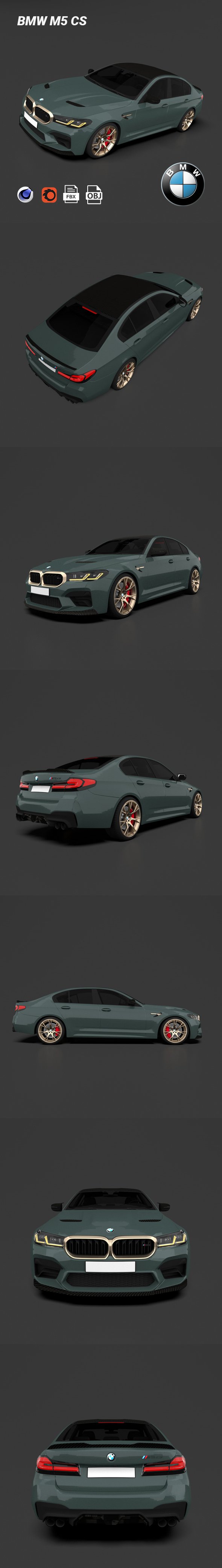 BMW M5 CS - 3DOcean Item for Sale