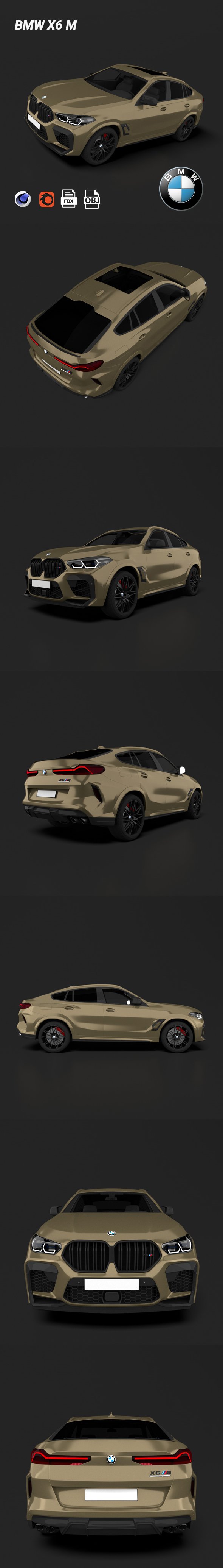 BMW X6 M - 3DOcean Item for Sale