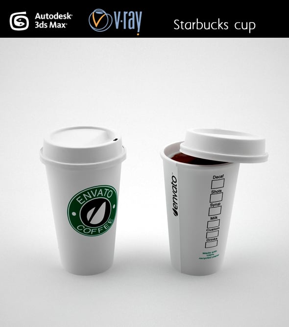 Starbucks Coffee cup - 3DOcean Item for Sale