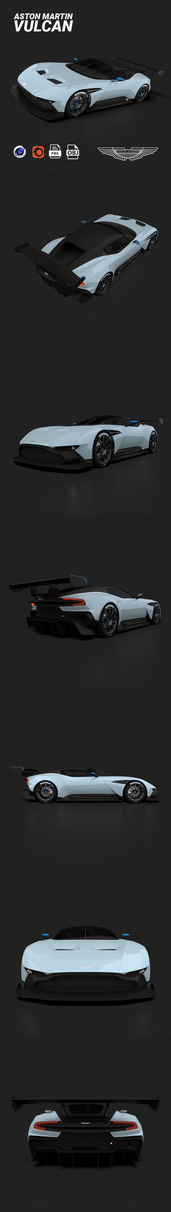 Aston Martin Vulcan - 3DOcean Item for Sale