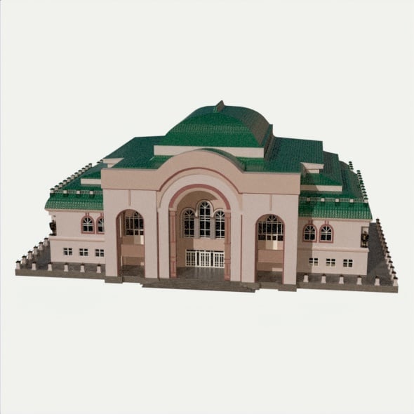 Theater building - 3DOcean Item for Sale
