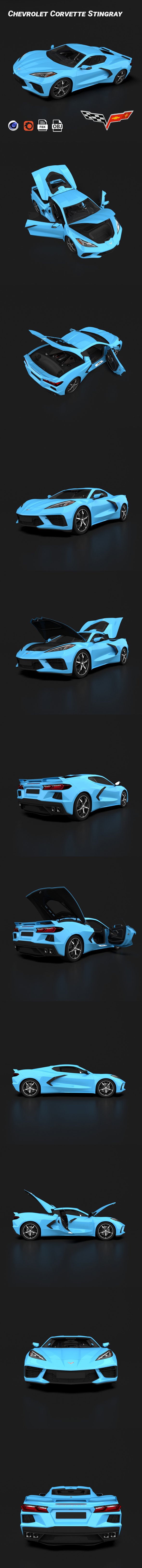Chevrolet Corvette Stingray - 3DOcean Item for Sale