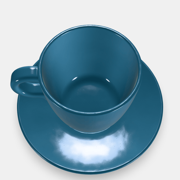 FARGKLAR Cup with saucer - 3DOcean Item for Sale