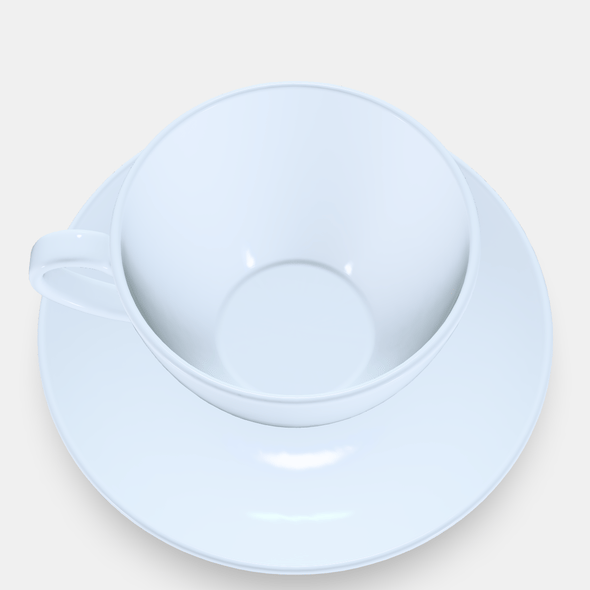 VARDERA Teacup with saucer - 3DOcean Item for Sale