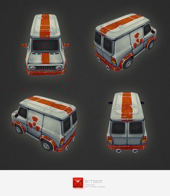 Low Poly Car 02 - 3DOcean Item for Sale