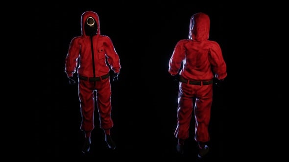 Squid Game Worker - 3DOcean Item for Sale