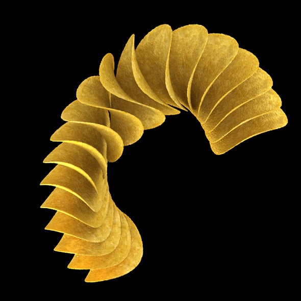 Pringles Potatoes - 3DOcean Item for Sale