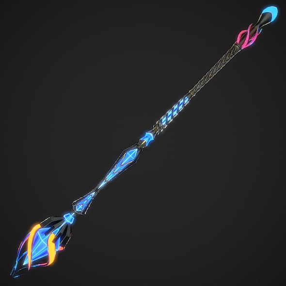 Fantasy staff 1 - 3DOcean Item for Sale