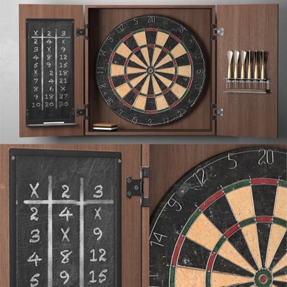 Darts RH - 3DOcean Item for Sale